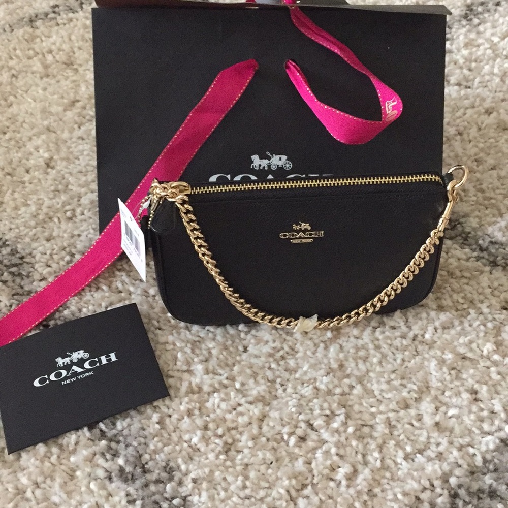 Black Coach Nolita wristlet
